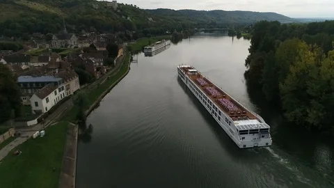 Drone  - Cruise Ship Stock Footage 86852176