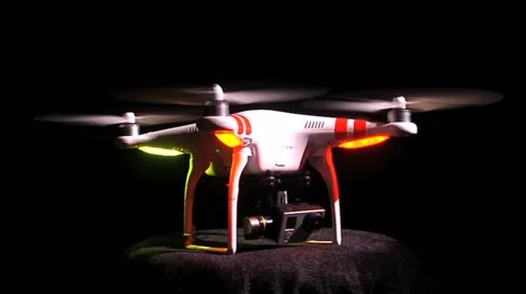Drone Dark Background Stock Footage 53611423