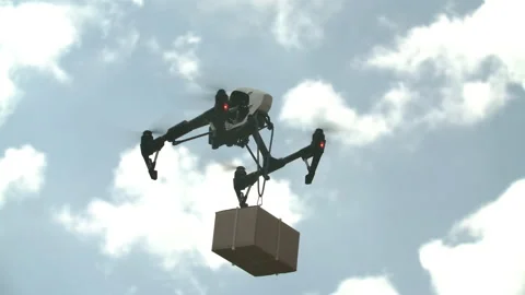 Drone Delivery Stock Footage 133202000