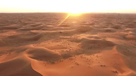 Drone from the desert Stock Footage 197586640