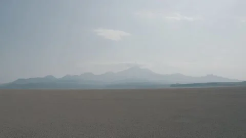 Drone on Desert Lake Stock Footage 146276395