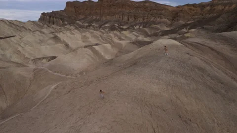 Drone Desert Mountain Explorers 4K 24FPS Video stock 145099327