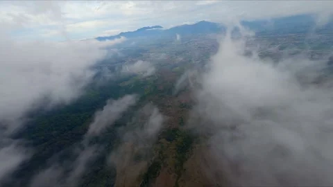 DRONE DIVE IN THE SKY 스톡 동영상 229047445