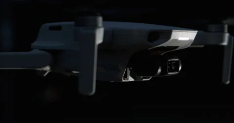 Drone DJI Mavic Mini lighted &amp;amp; contrast / Broll Stock Footage 175675497