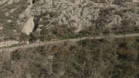 Drone Dolly Pathway Arguedas Stock Footage 103374886