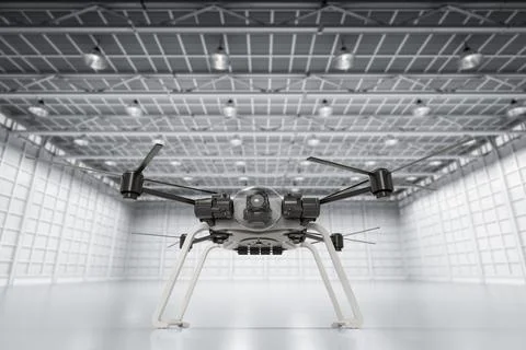 Drone in factory Stock Photos
