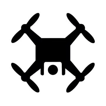 Drone Flat Icon Perfect for Web, Mobile, App, UI Design, and Graphic Design. Illustrazione stock