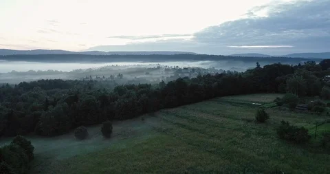 The drone flies above the meadow. Stock-Footage 108058848
