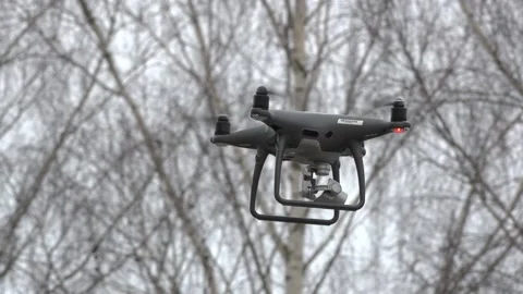 The drone flies. Close up Stock Footage 146306506