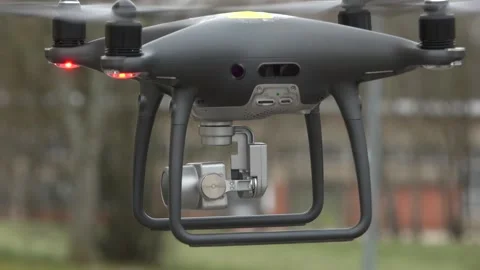 The drone flies. Close up Stock Footage 146306542