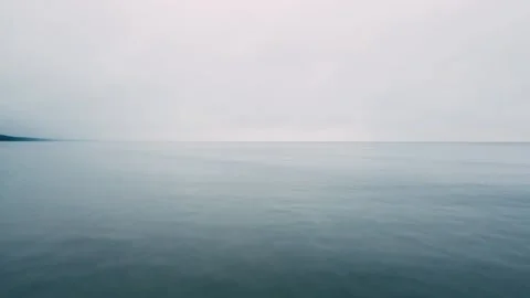 Drone flies closely over the ocean. Flight Over A Sea Surface. Flight over .. 스톡 동영상 234289741