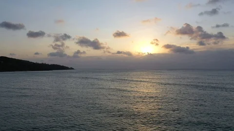 Drone flies in the evening. Stock Footage 112637212