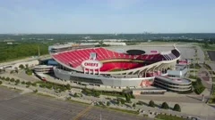 Overhead view Kansas City Chiefs Arrowhead Stadium by Eldon McGraw