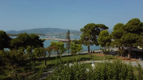 Drone flight 4k, Volos, Greece Stock Footage 284423613