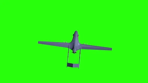 Drone in Flight and Impact Explosion, UAV Strike Detonation. Green screen Video stock 336345597
