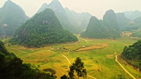 Drone Flight Around God's Eye Mountain Stone Arch Stock Footage 344238372