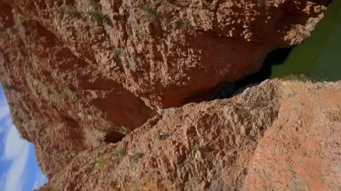 Drone flight between the creeks in the Northern Territory, Australia Stock Footage 262932585