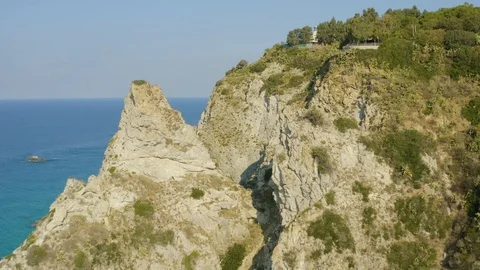 Drone flight between two rocks Stock Footage 117802135