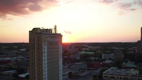 Drone Flight Capturing Abandoned Building In Birmingham Stock Footage 176926374