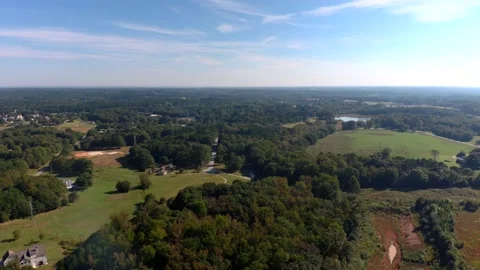 Drone Flight Fall Georgia 2 Stock Footage 140747436