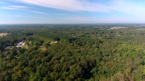 Drone Flight Fall Georgia Stock Footage 140750493