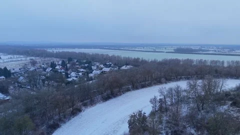 Drone Flight Hill Hovering Flight Video stock 327915076