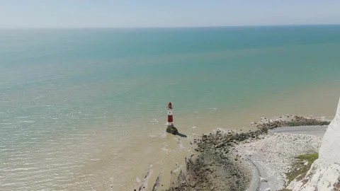Drone Flight - Lighthouse Stock Footage 205377713