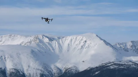 Drone flight in the mountains Stock Footage 67287078