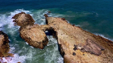 Drone flight over Crowdy Bay National Park, in New South Wales, Australia Stock Footage 262943814