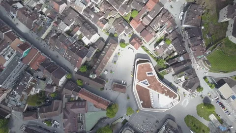 Drone flight over Feldkirch Stock Footage 265078023