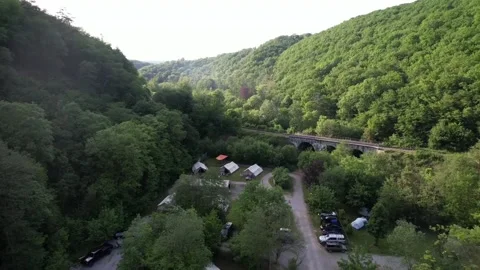 Drone flight over the forest 스톡 동영상 336448218