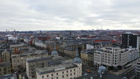 Drone Flight Over Frederiksberg Stock Footage 148157658