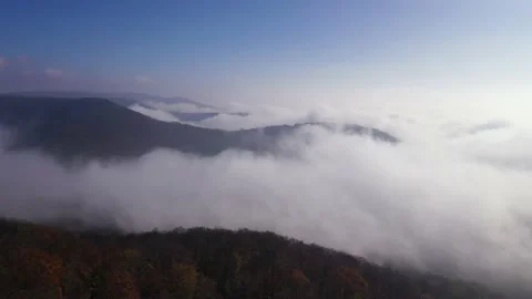 Drone flight over Germany landscape, Hohenstein Vídeos de archivo 144385409