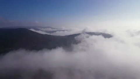 Drone flight over Germany landscape, Hohenstein Vídeos de archivo 144385455