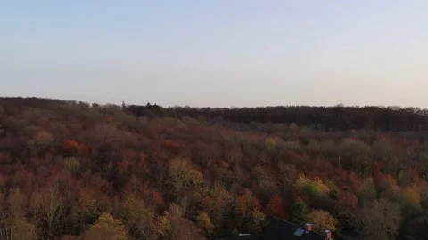 Drone flight over Germany landscape Vidéo 144386928