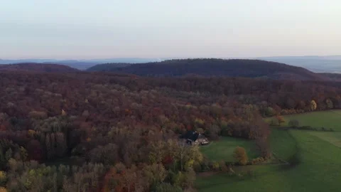 Drone flight over Germany landscape Vidéo 144387304