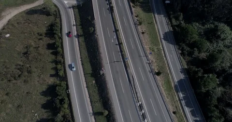Drone flight over highway Stock-Footage 95900008