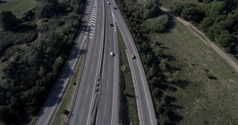 Drone flight over highway Stock-Footage 95900033