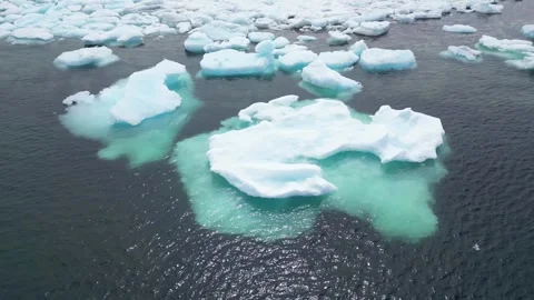 Drone Flight Over Ice Stock Footage 253259226