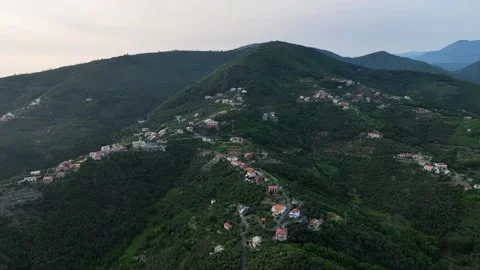 Drone flight over mountains in italy Stock Footage 246720687