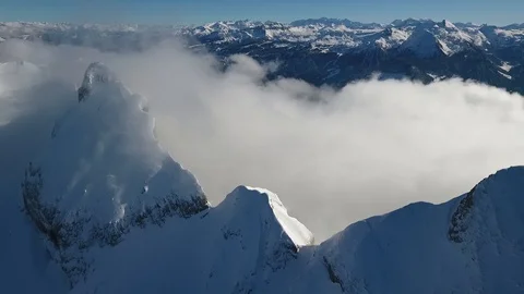 Drone flight over peak cliffs 스톡 동영상 90762048