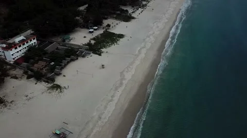 Drone Flight over Philippines Beach Stock Footage 168496662