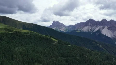 Drone flight over Seiser Alm in South Tyrol in Italy Vídeos de archivo 138361646