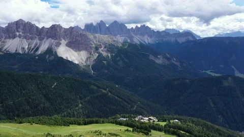 Drone flight over Seiser Alm in South Tyrol in Italy Vidéo 138363758