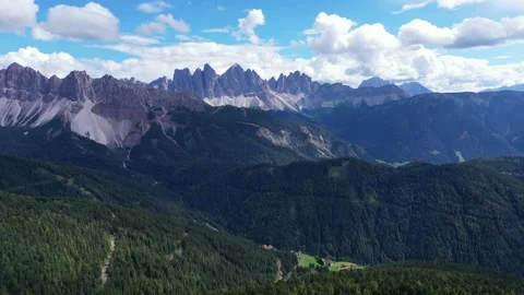 Drone flight over Seiser Alm in South Tyrol in Italy Video stock 138364962