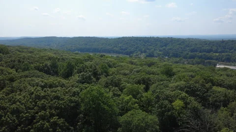 Drone Flight Over Suburban New Jersey 動画素材 314058563