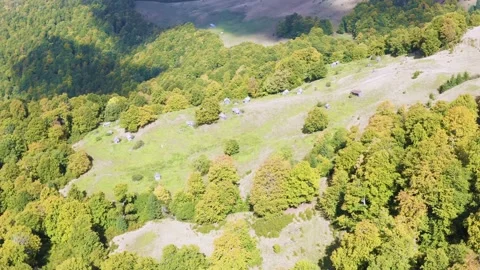 Drone flight over Transcarpathia Stock Footage 171807221