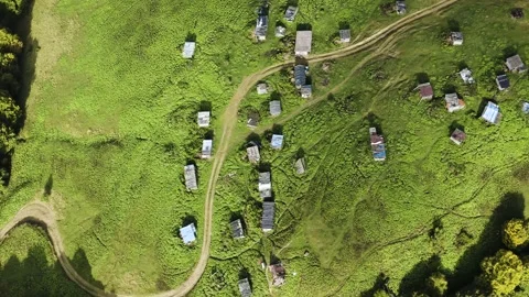 Drone flight over Transcarpathia Stock Footage 171807308
