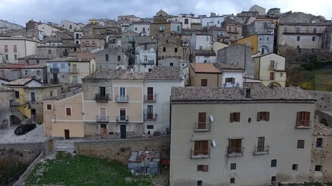 Drone flight over tricarico Video stock 106069906