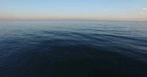 Drone flight over the waves, Bulgaria Stock Footage 84230640